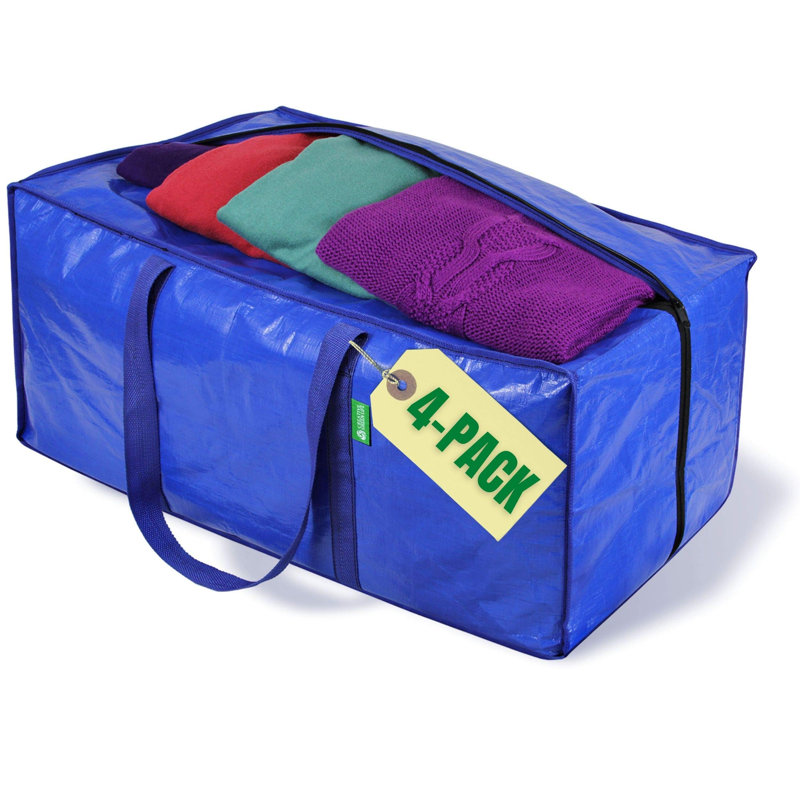 Rebrilliant Jumbo HeavyDuty Moving Bags, Clothing Storage Bags With